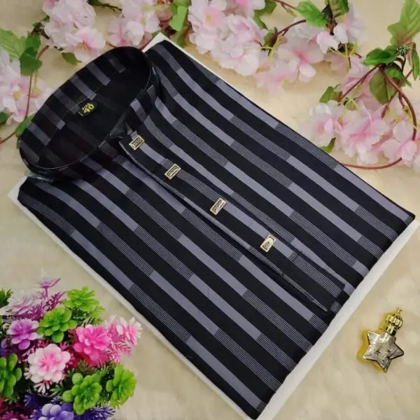 Stripe Cotton Panjabi